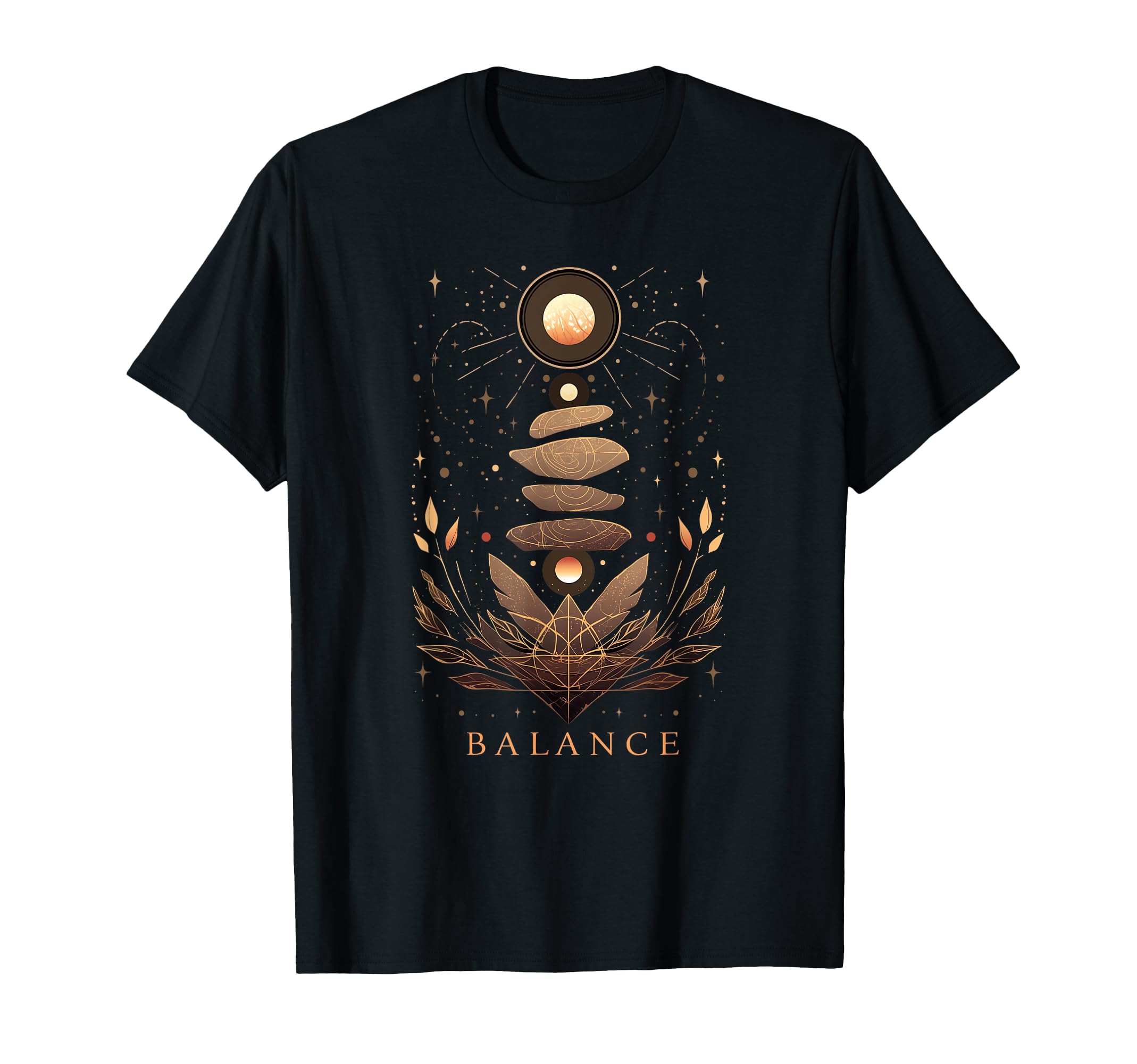 Zen Balancing Stones Art Mindfulness And T-Shirt - Novelty Apparel Unisex - T-Shirt, Sweatshirt, Hoodie