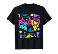 Rad 1980S Eighties Costume Party Small T-Shirt - Unique Graphic Men Women - T-Shirt, Sweatshirt, Hoodie