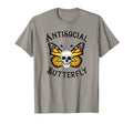 Antisocial Butterfly Introvert Monarch T-Shirt - Unique Graphic Unisex - T-Shirt, Sweatshirt, Hoodie