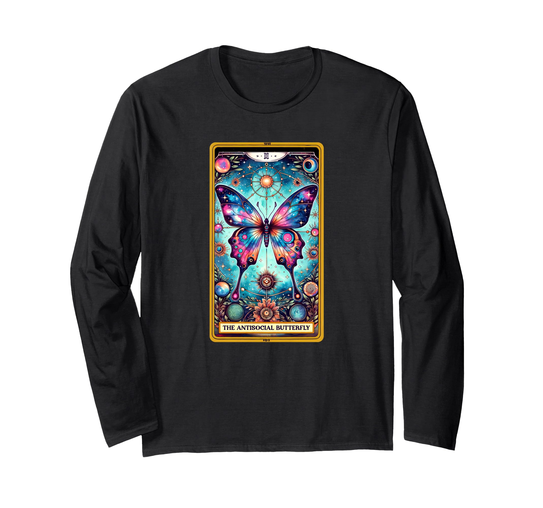 Sarcastic Tarot Antisocial Butterfly T-Shirt - Minimalist Print Unisex - T-Shirt, Sweatshirt, Hoodie