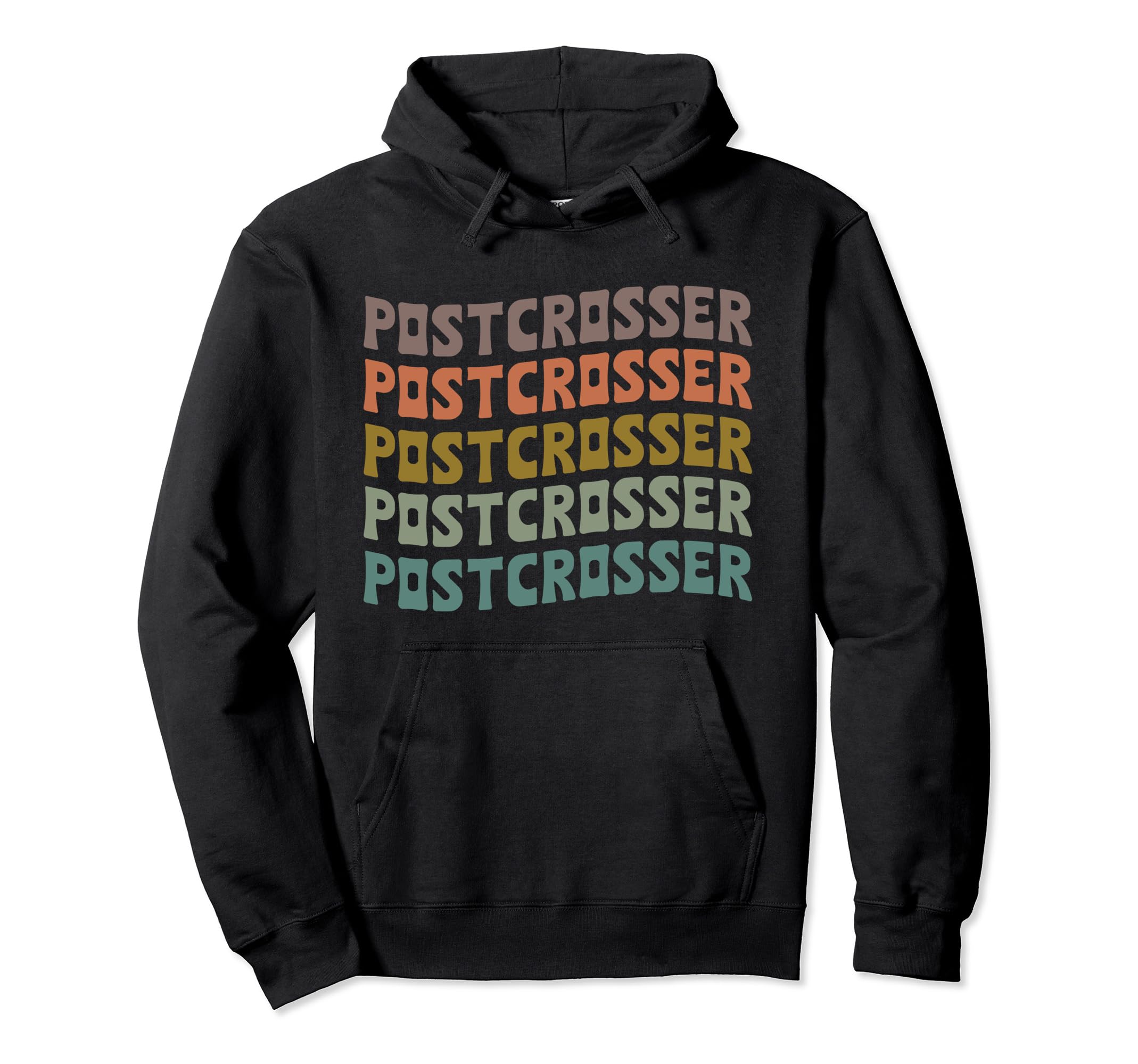 Great Postcrosser Typeset Outfit Hoodie - Aesthetic Graphic Unisex - T-Shirt, Sweatshirt, Hoodie