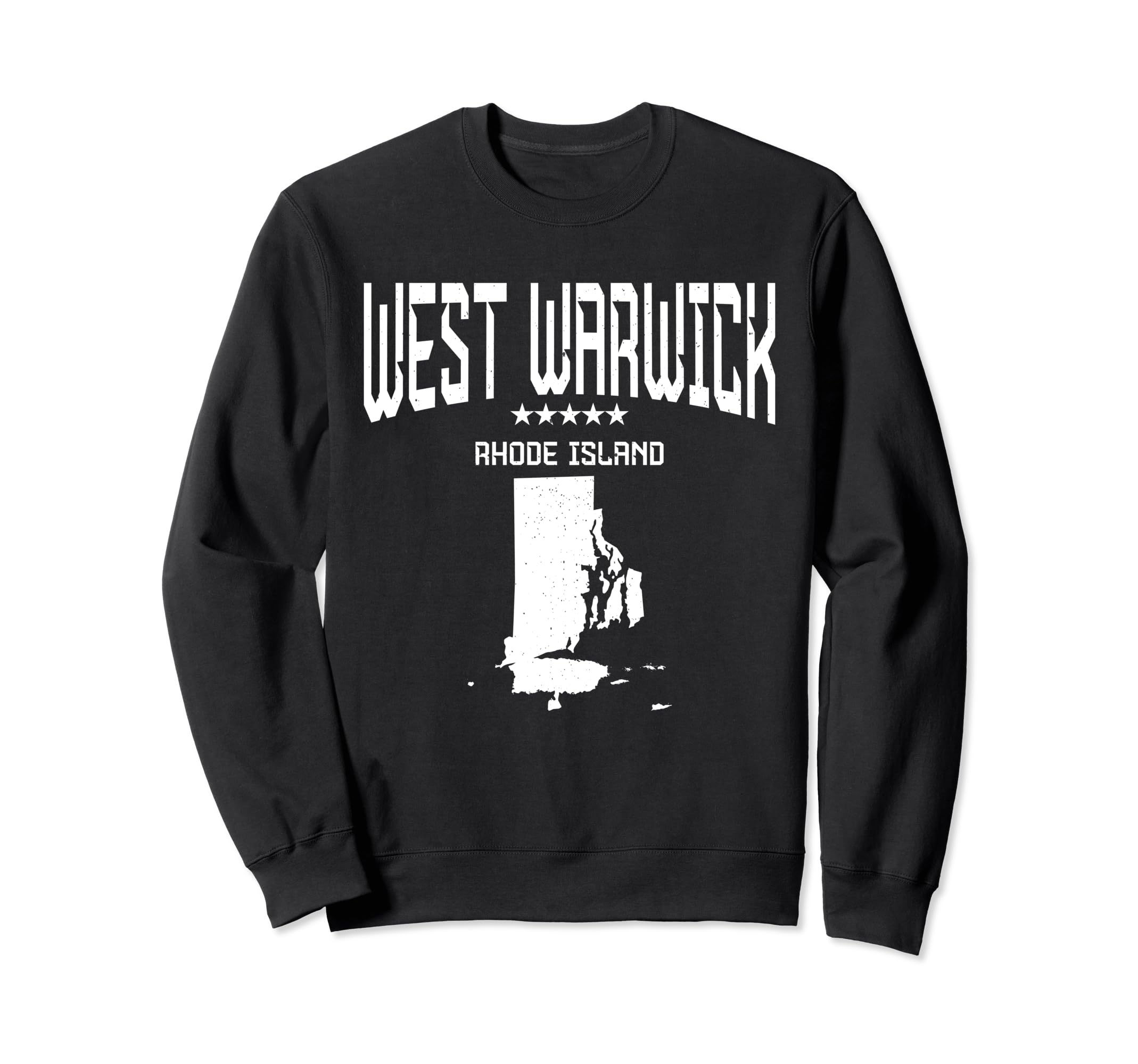 West Warwick Rhode Island Ri Sweatshirt - Trendy Graphic for Adults - T-Shirt, Sweatshirt, Hoodie