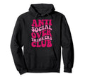 Anti Social Overthinkers Club Hoodie - Casual Everyday Wear Men Women - T-Shirt, Sweatshirt, Hoodie