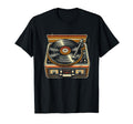 Record Player Illustration T-Shirt - Unique Graphic Men Women - T-Shirt, Sweatshirt, Hoodie