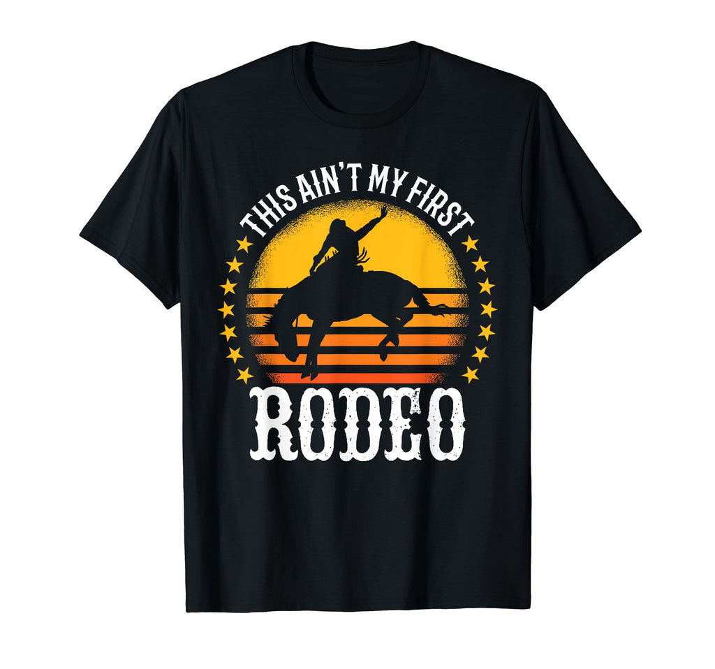 Country Western Cowboy Horse Riding T-Shirt - Minimalist Print Men Women - T-Shirt, Sweatshirt, Hoodie