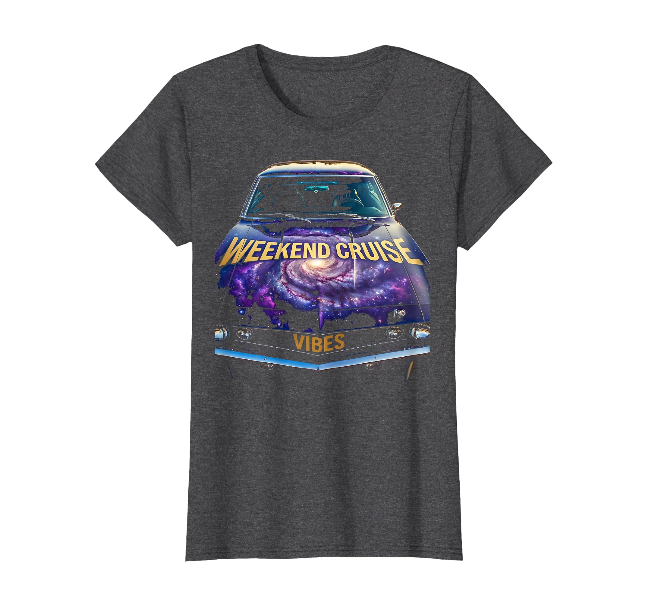 Weekend Cruise Vibes Car T-Shirt - Graphic Print Unisex - T-Shirt, Sweatshirt, Hoodie