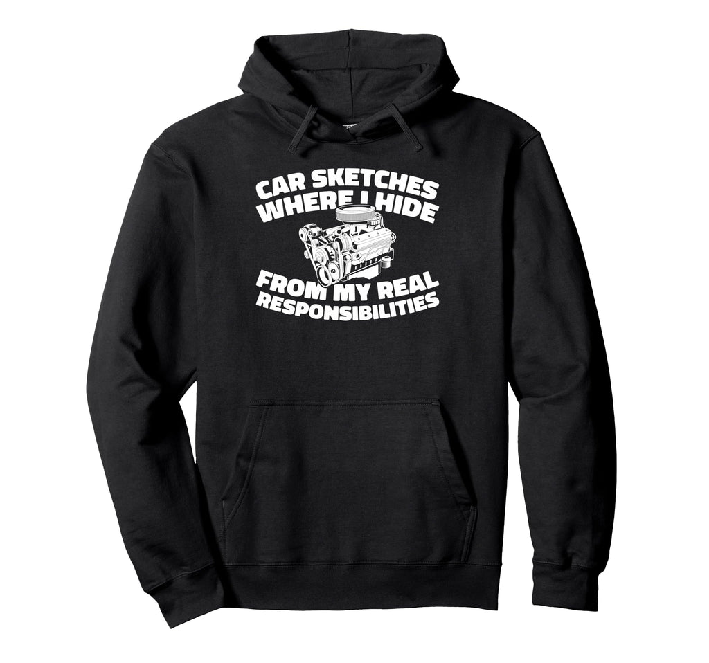 Cars Vehicles Automotive Designer Hoodie - Graphic Print Unisex - T-Shirt, Sweatshirt, Hoodie