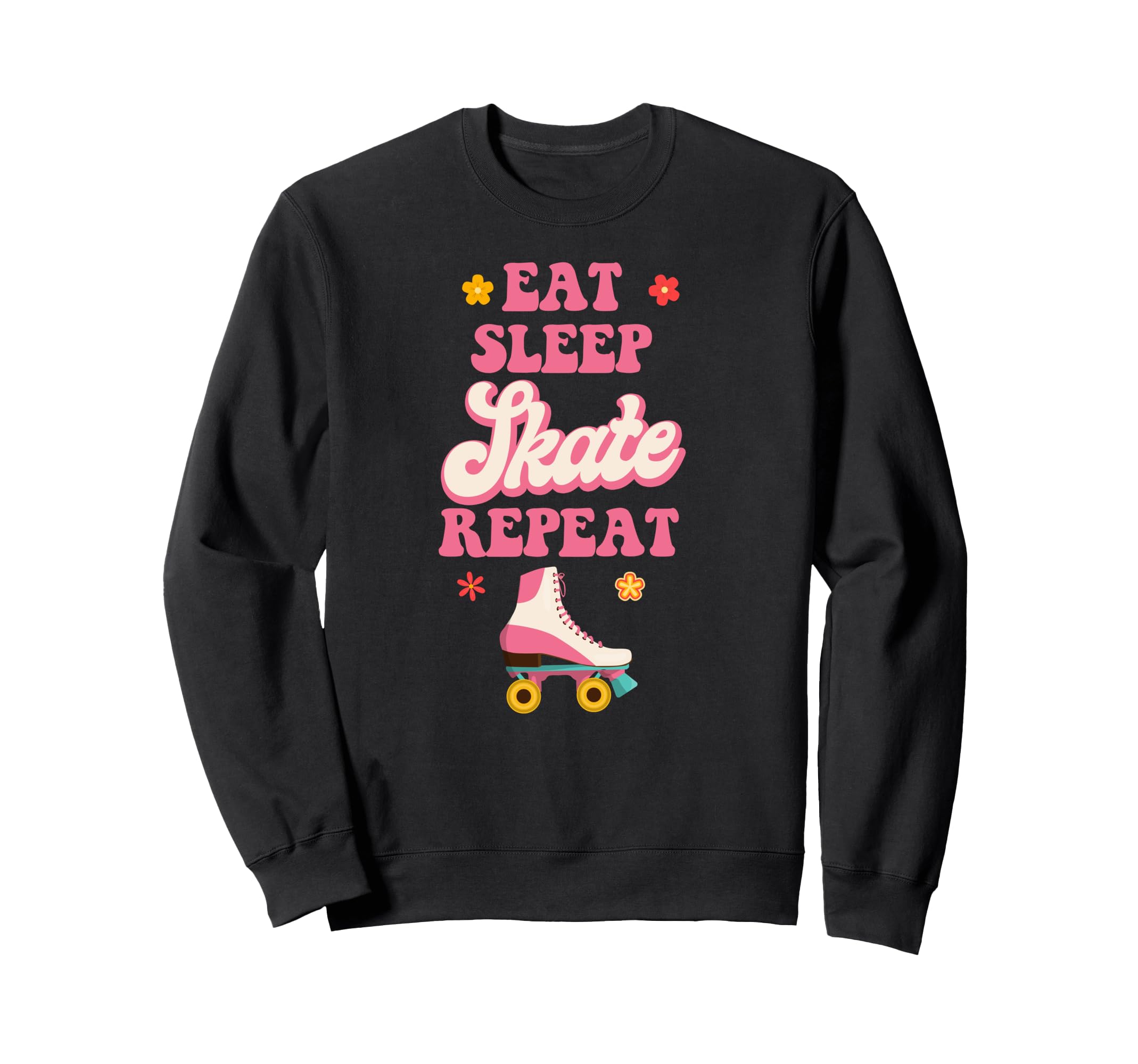 Roller Skating Skate 1970S Sweatshirt - Casual Everyday Wear Men Women - T-Shirt, Sweatshirt, Hoodie