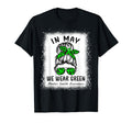Messy Bun May We Wear Green Mental T-Shirt - Graphic Print for Adults - T-Shirt, Sweatshirt, Hoodie
