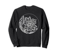 Lotus Flower Mandala Geometric Sweatshirt - Aesthetic Graphic Men Women - T-Shirt, Sweatshirt, Hoodie