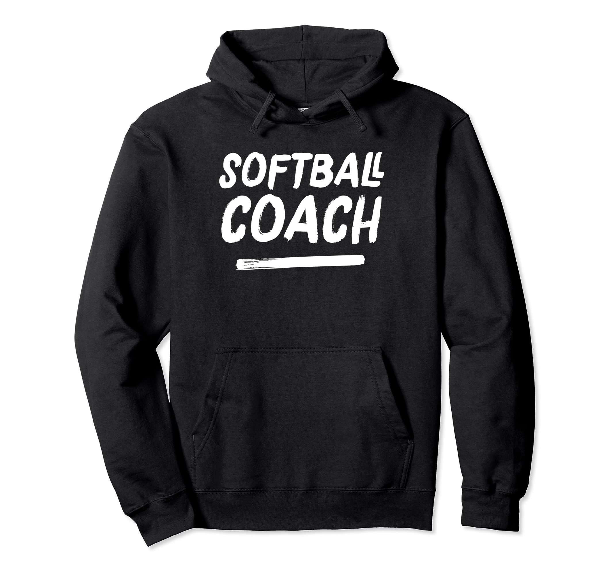 Softball Coach Distressed Coaches Hoodie - Minimalist Print Unisex - T-Shirt, Sweatshirt, Hoodie
