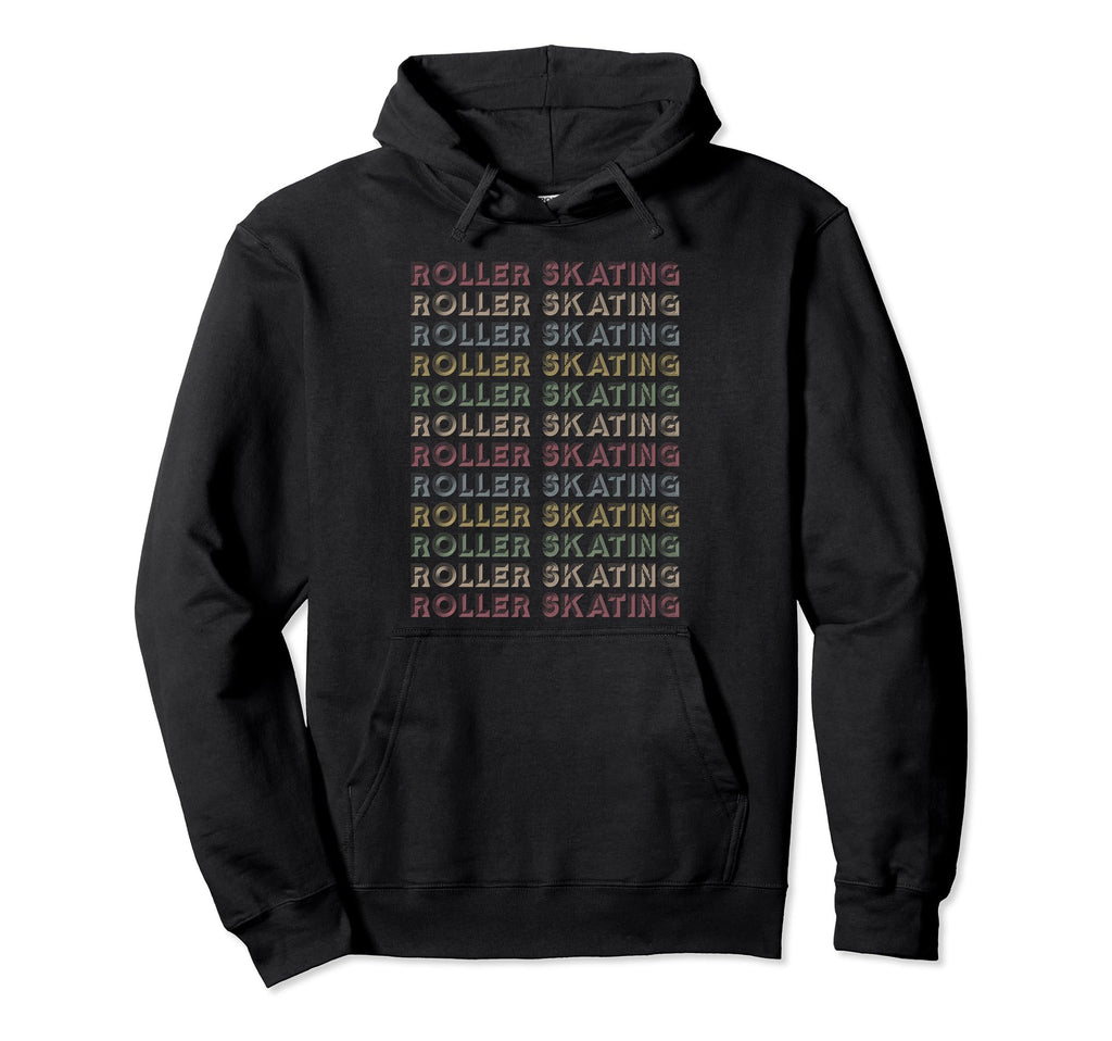 Roller Skating Repetitive Hoodie - Minimalist Print Unisex - T-Shirt, Sweatshirt, Hoodie