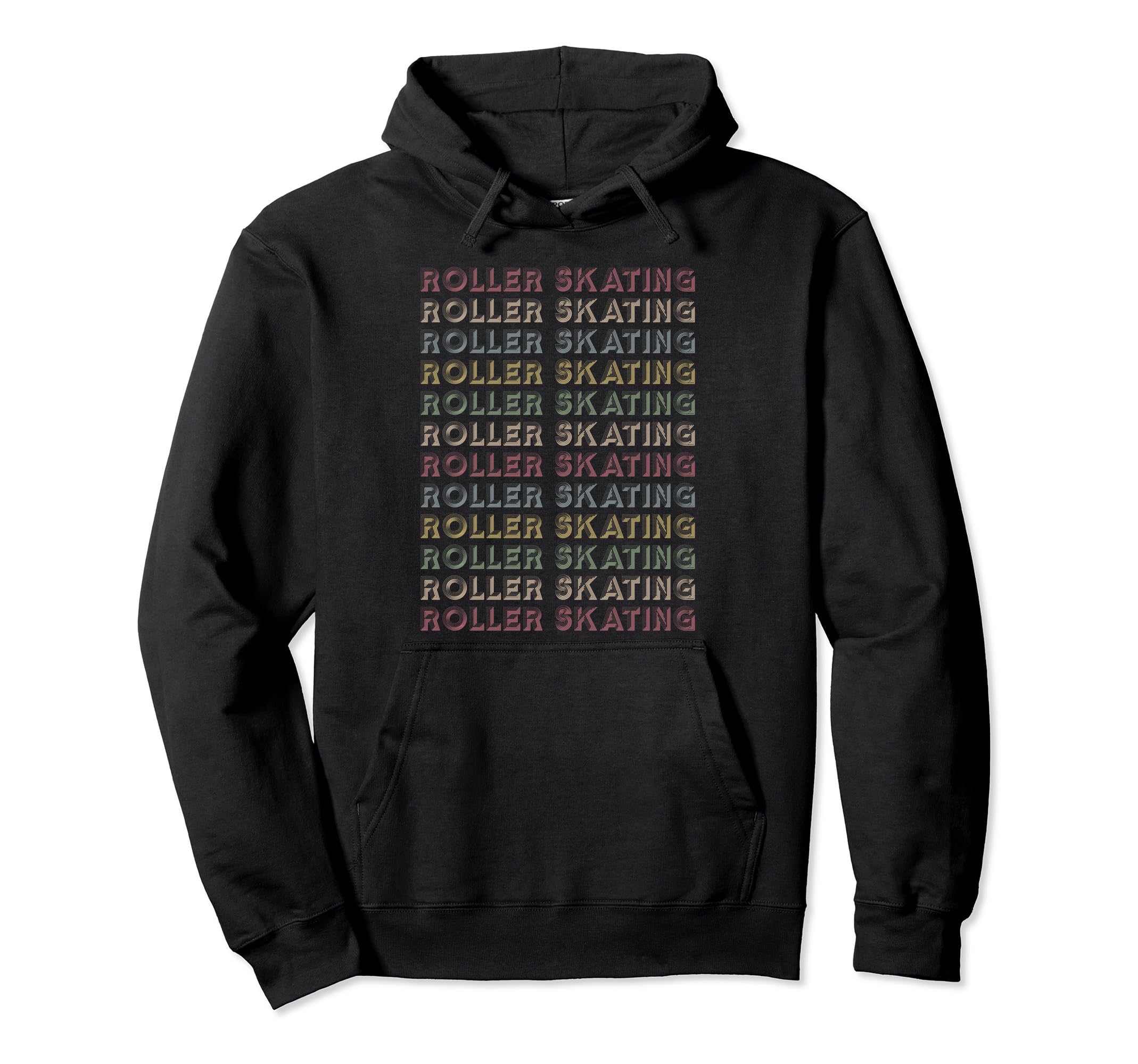 Roller Skating Repetitive Hoodie - Minimalist Print Unisex - T-Shirt, Sweatshirt, Hoodie