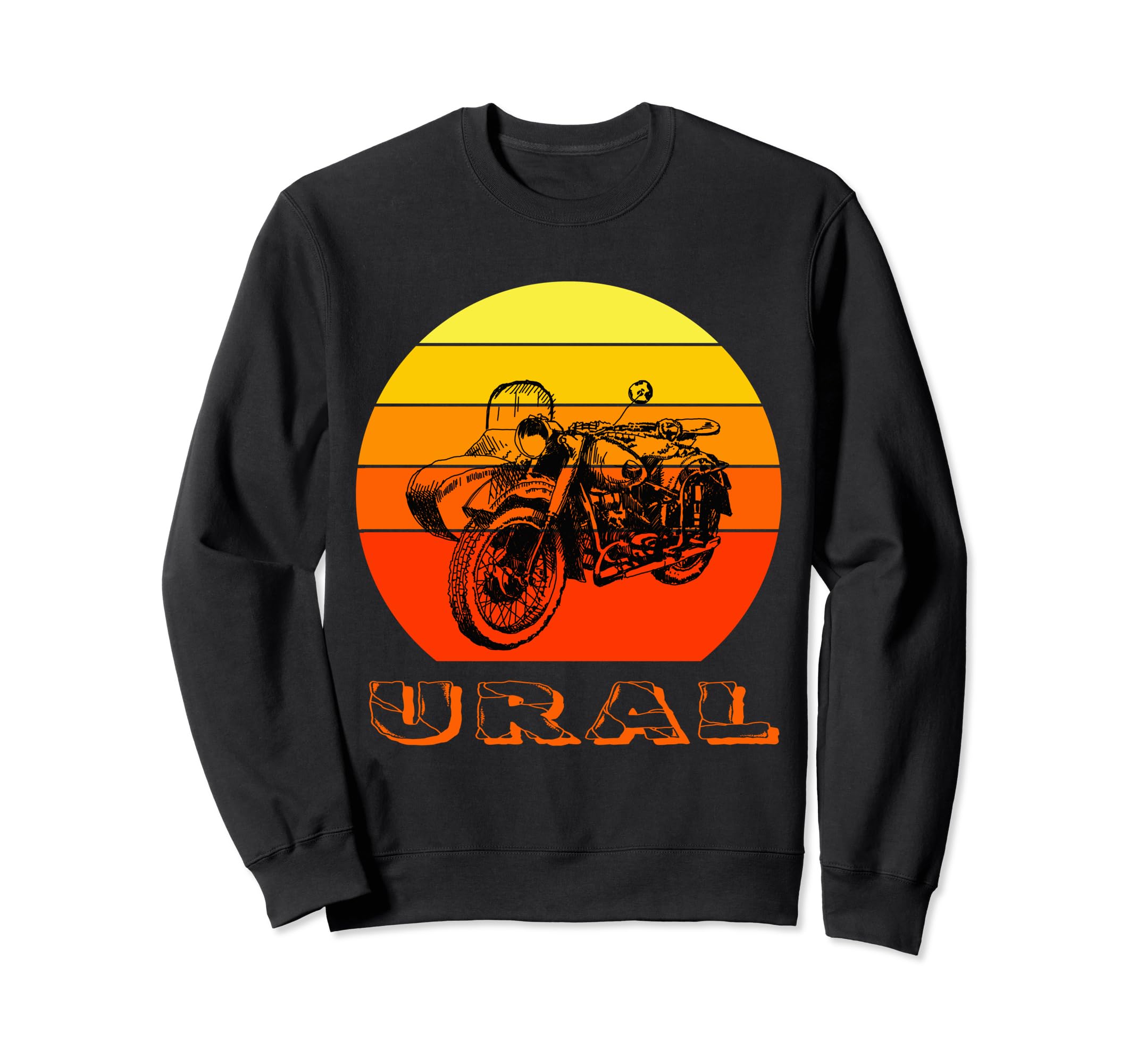Motorcycle Ural Sidecar Motorcycle Sweatshirt - Fun Novelty Design Unisex - T-Shirt, Sweatshirt, Hoodie