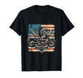 Ts Shop American Usa Flag Motorcycle T-Shirt - Trendy Graphic Men Women - T-Shirt, Sweatshirt, Hoodie