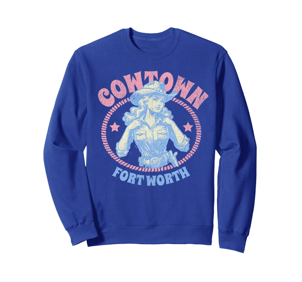 Cowtown Fort Worth Texas Western Sweatshirt - Streetwear Style for Adults - T-Shirt, Sweatshirt, Hoodie