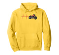 Heartbeat Motorcycle Enthusiast Hoodie - Graphic Print for Adults - T-Shirt, Sweatshirt, Hoodie