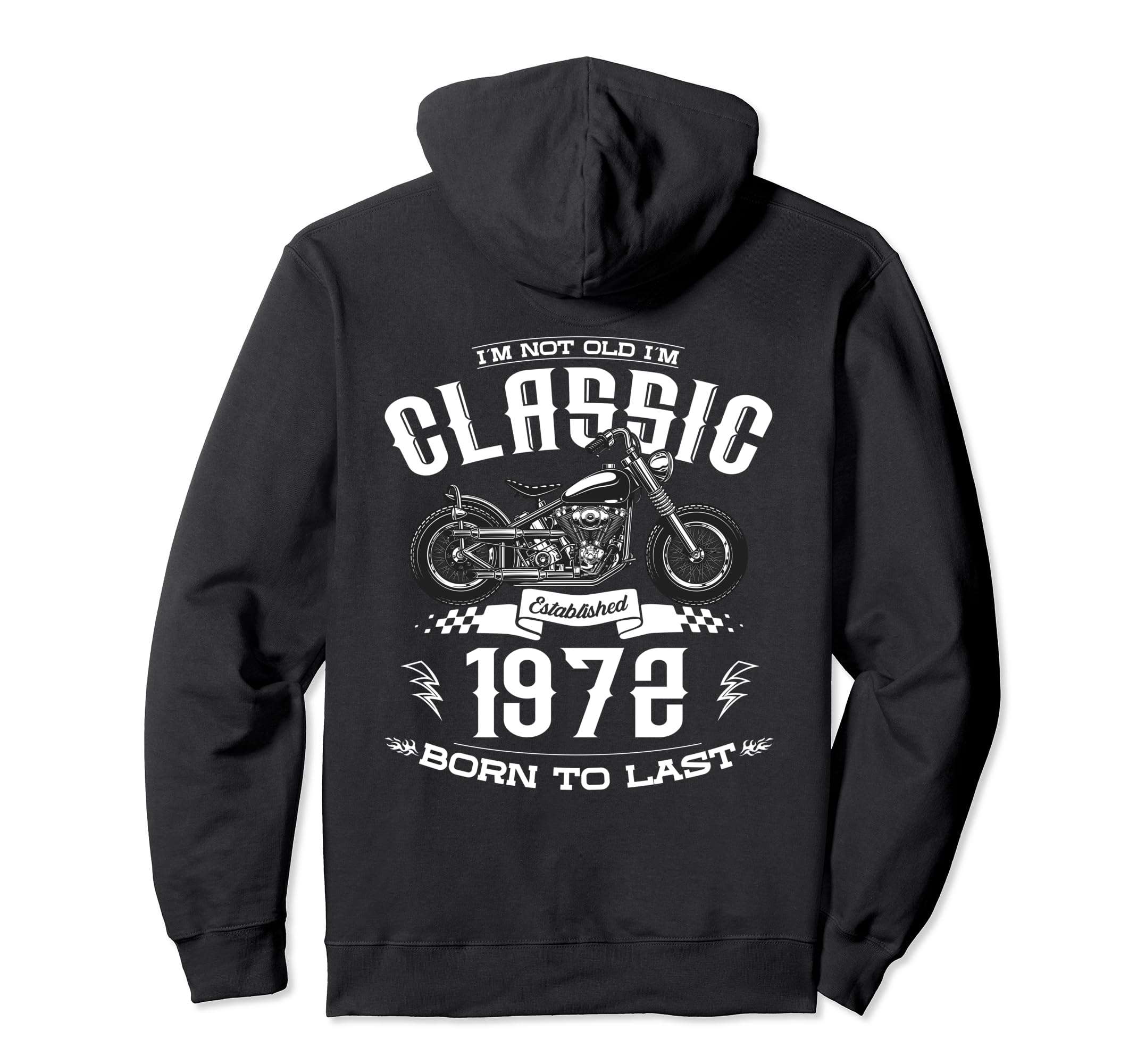 52Nd Birthday Motorcycle Motorcyclist Hoodie - Aesthetic Graphic Unisex - T-Shirt, Sweatshirt, Hoodie