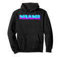 Miami Florida Vaperwave Synthwave 80S Hoodie - Novelty Apparel Men Women - T-Shirt, Sweatshirt, Hoodie