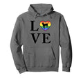 Dog Breed Gascon Saintongeois Word Love Hoodie - Custom Art Print Unisex - T-Shirt, Sweatshirt, Hoodie