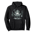 Boston Terrier Ufo Western Hoodie - Unique Graphic Unisex - T-Shirt, Sweatshirt, Hoodie