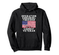 Operation Enduring Freedom Combat Veteran Hoodie - Unique Graphic Unisex - T-Shirt, Sweatshirt, Hoodie