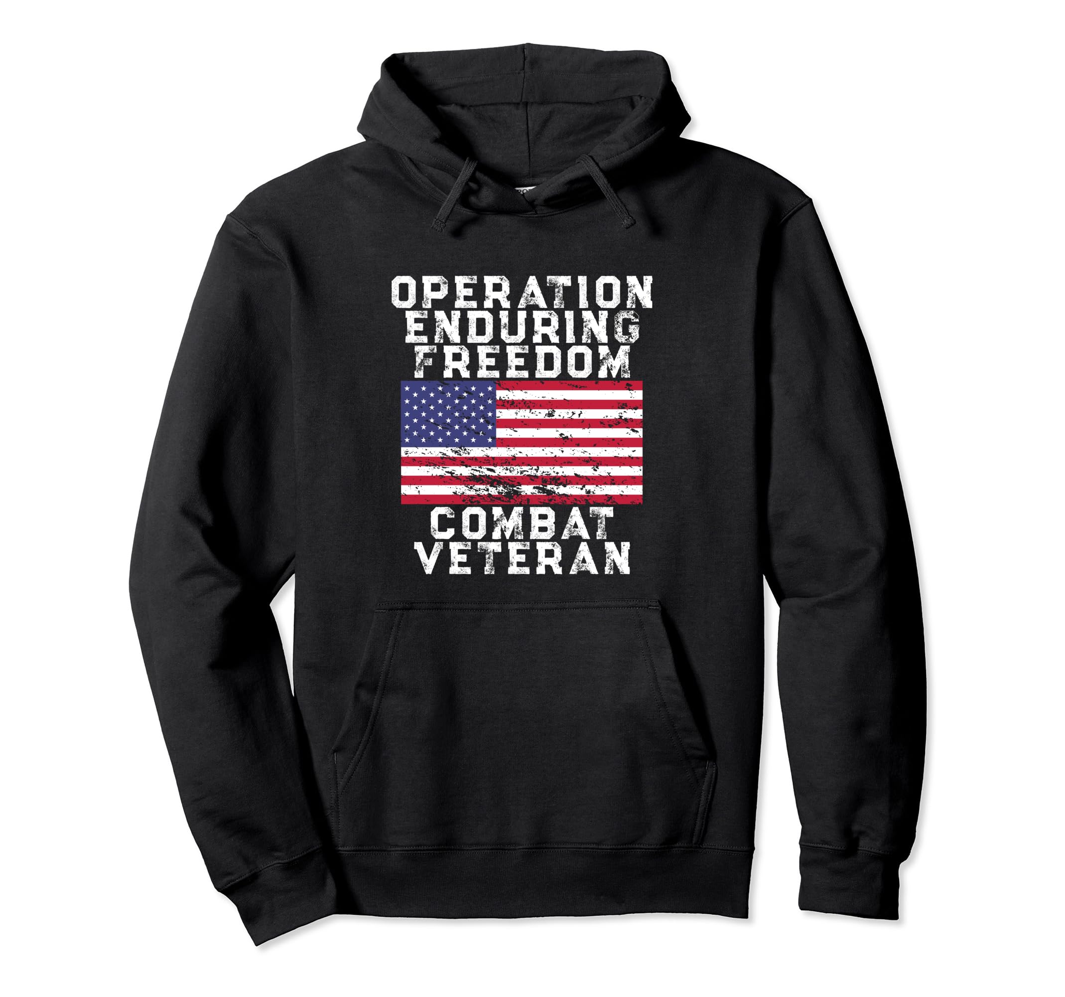 Operation Enduring Freedom Combat Veteran Hoodie - Unique Graphic Unisex - T-Shirt, Sweatshirt, Hoodie