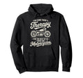 Motorcycle Rider Therapy Biker Hoodie - Custom Art Print Men Women - T-Shirt, Sweatshirt, Hoodie