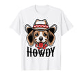 Howdy Beagle Dog Cowboy Rodeo Western T-Shirt - Streetwear Style Men Women - T-Shirt, Sweatshirt, Hoodie