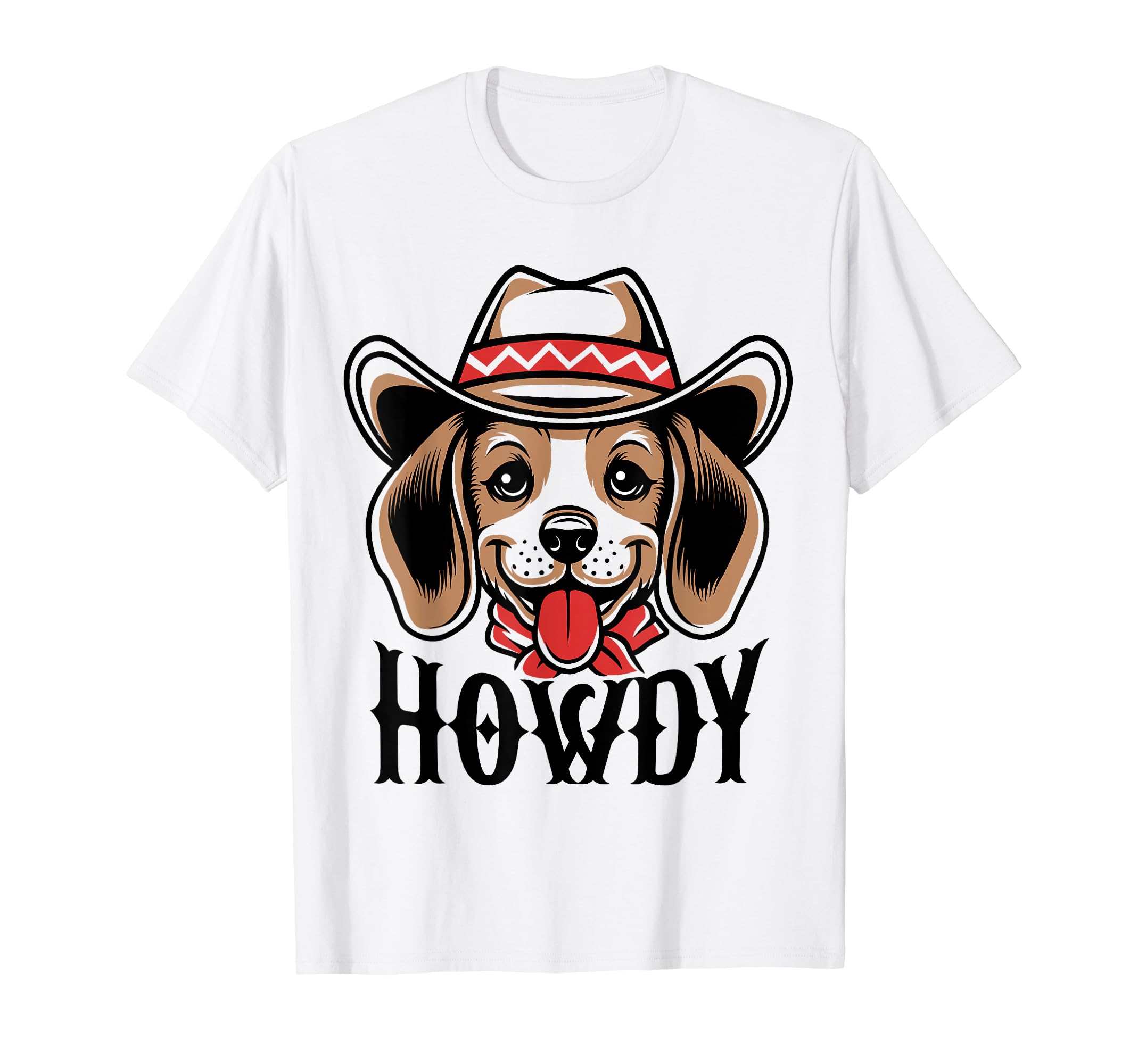 Howdy Beagle Dog Cowboy Rodeo Western T-Shirt - Streetwear Style Men Women - T-Shirt, Sweatshirt, Hoodie