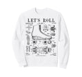Lets Roll Roller Derby Skating Sweatshirt - Streetwear Style for Adults - T-Shirt, Sweatshirt, Hoodie