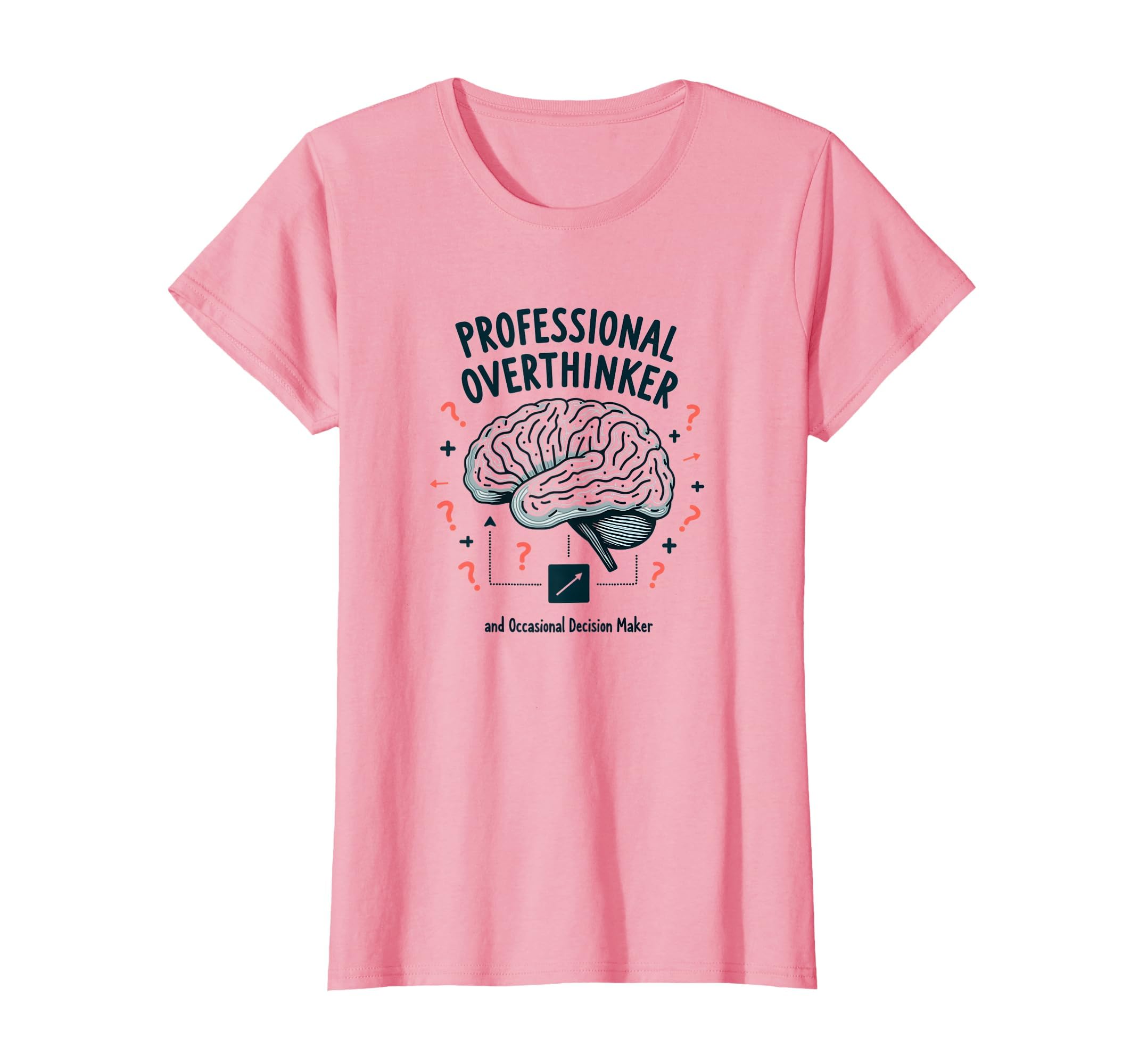 Professional Overthinker Funny Anxiety T-Shirt - Trendy Graphic for Adults - T-Shirt, Sweatshirt, Hoodie