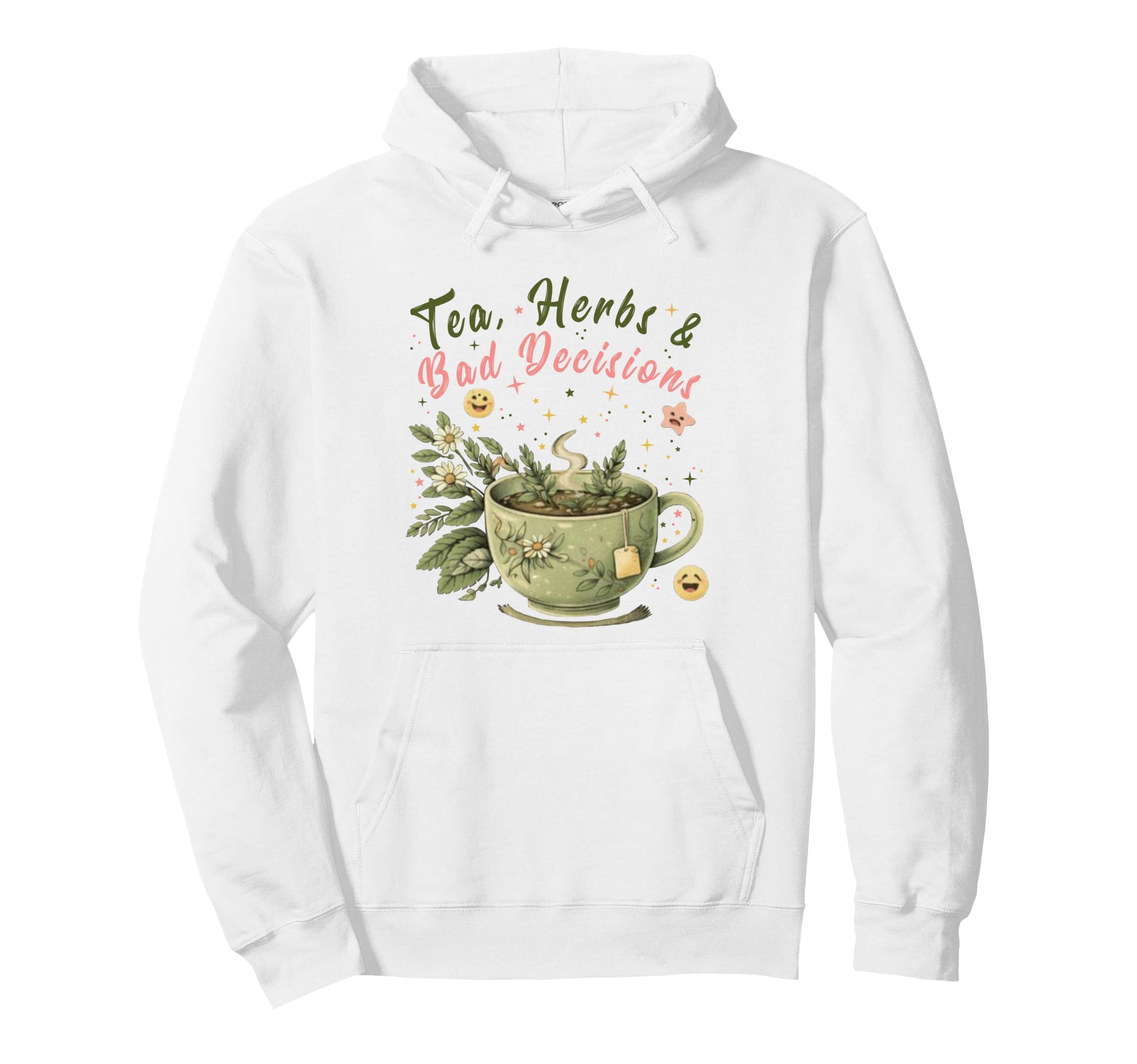 Funny Wellness Vibes Aesthetic Tea Hoodie - Novelty Apparel for Adults - T-Shirt, Sweatshirt, Hoodie