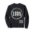Born 1985 Motorcycle 40Th Sweatshirt - Fun Novelty Design for Adults - T-Shirt, Sweatshirt, Hoodie
