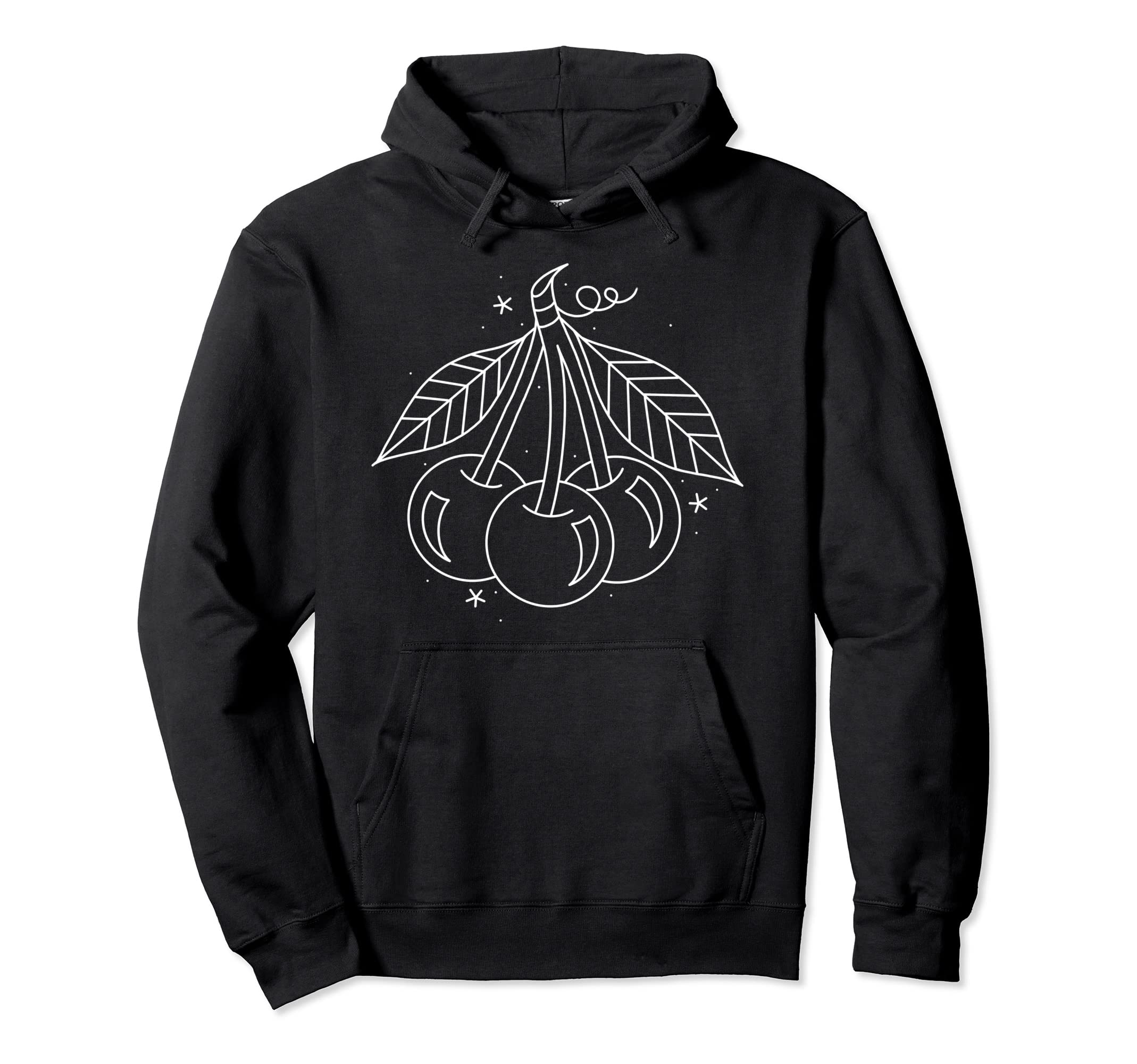 American Traditional Cherry Flash Hoodie - Trendy Graphic for Adults - T-Shirt, Sweatshirt, Hoodie