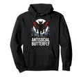 Cryptid Cryptozoology Mothman Introvert Hoodie - Custom Art Print Men Women - T-Shirt, Sweatshirt, Hoodie