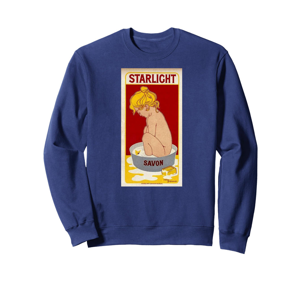 Starlight Soap Red Yellow Art Sweatshirt - Fun Novelty Design for Adults - T-Shirt, Sweatshirt, Hoodie