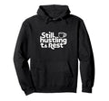 Still Hustling Coffee Meditation Hoodie - Trendy Graphic for Adults - T-Shirt, Sweatshirt, Hoodie