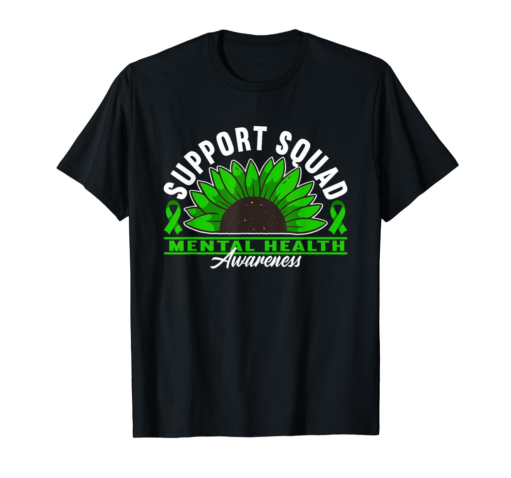 Support Awareness Squad I Depression T-Shirt - Unique Graphic Unisex - T-Shirt, Sweatshirt, Hoodie