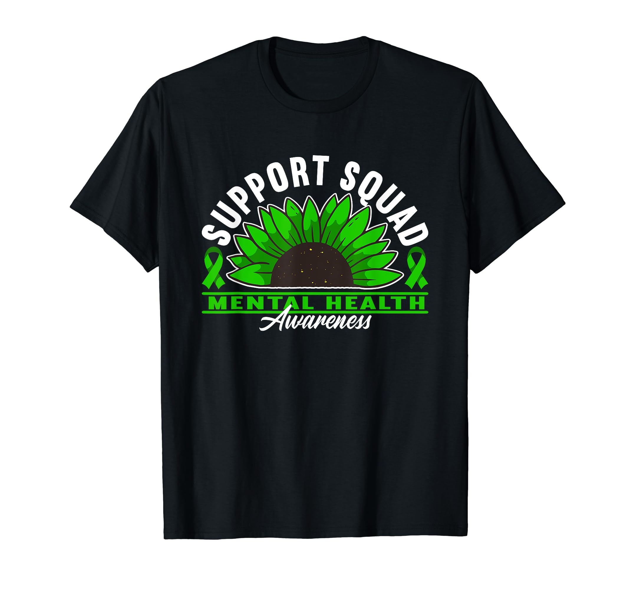 Support Awareness Squad I Depression T-Shirt - Unique Graphic Unisex - T-Shirt, Sweatshirt, Hoodie