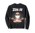 Funny Yoga Lotus Pose Meditation Sweatshirt - Novelty Apparel Men Women - T-Shirt, Sweatshirt, Hoodie