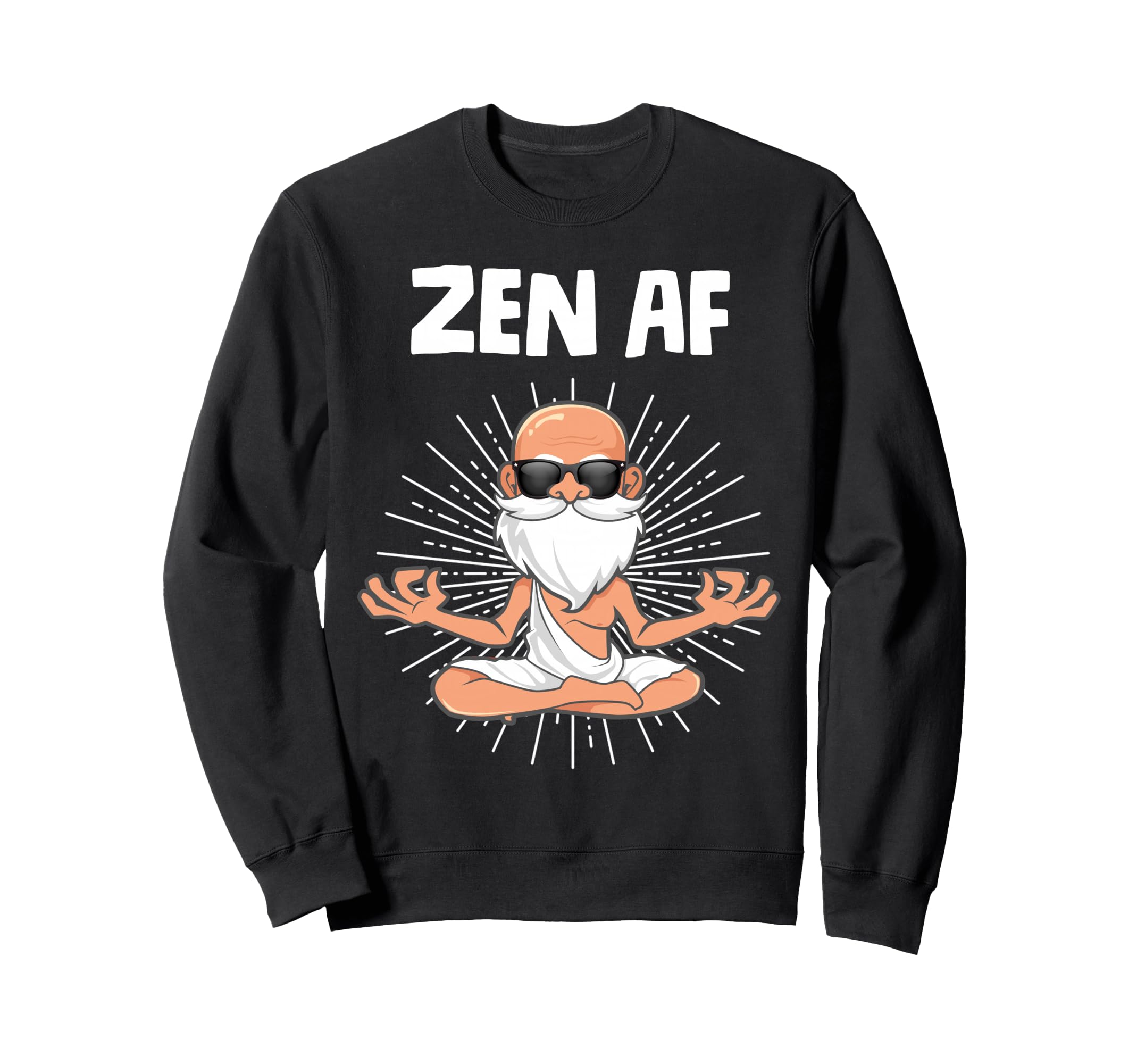 Funny Yoga Lotus Pose Meditation Sweatshirt - Novelty Apparel Men Women - T-Shirt, Sweatshirt, Hoodie