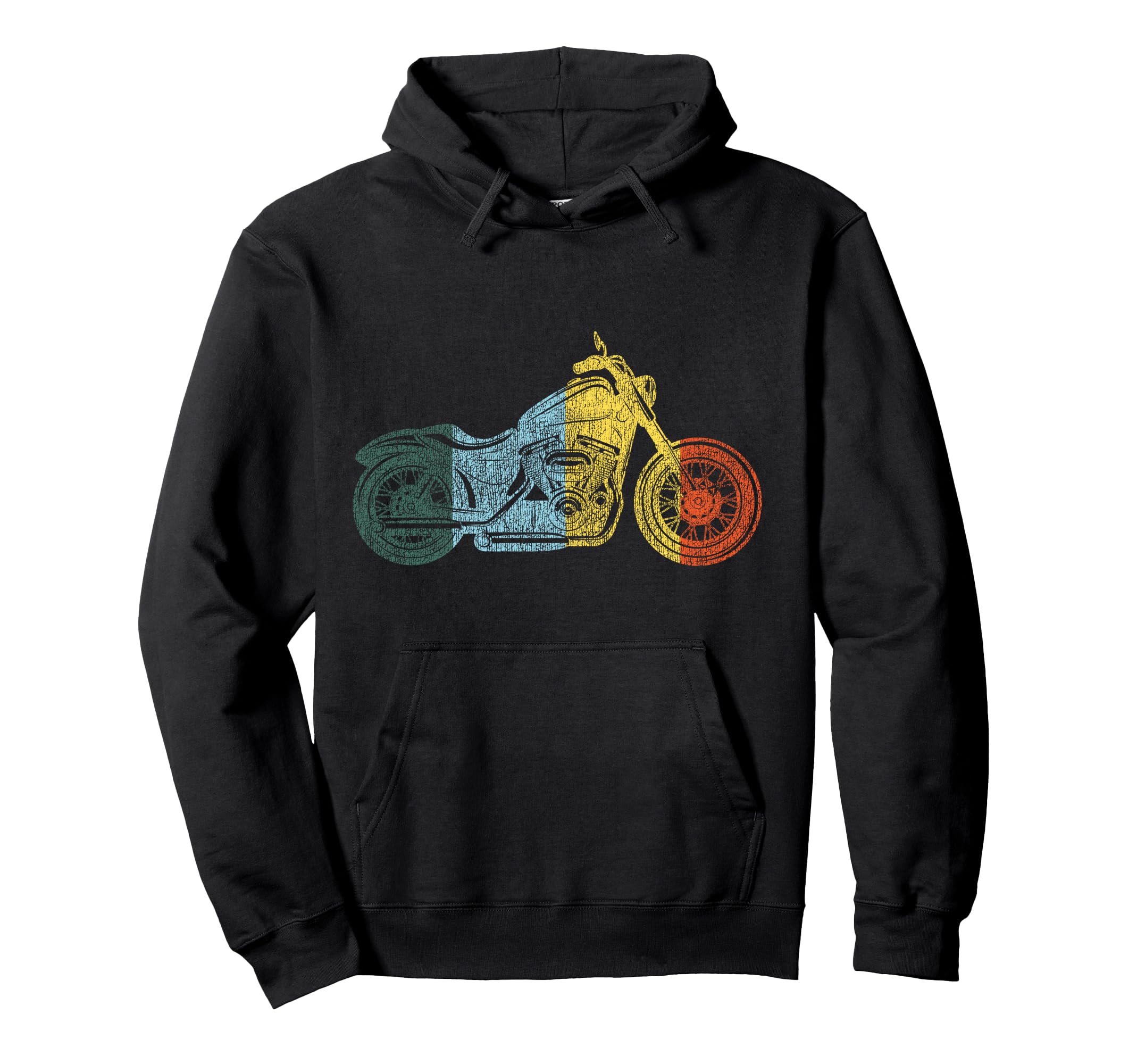 Motorcycle Biker Hoodie - Minimalist Print Unisex - T-Shirt, Sweatshirt, Hoodie