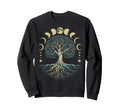 Tree Life Moon Phases As Above So Sweatshirt - Novelty Apparel Men Women - T-Shirt, Sweatshirt, Hoodie