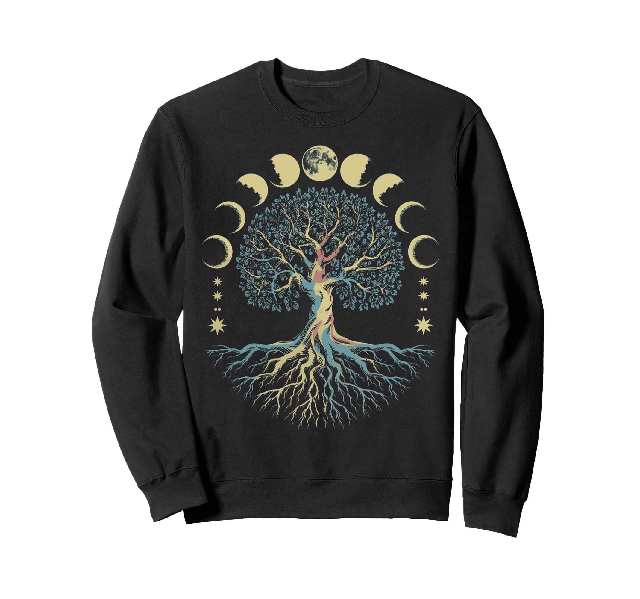 Tree Life Moon Phases As Above So Sweatshirt - Novelty Apparel Men Women - T-Shirt, Sweatshirt, Hoodie
