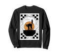 Black Cat Moon Academia Sweatshirt - Novelty Apparel for Adults - T-Shirt, Sweatshirt, Hoodie