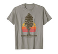 Sequoia National Park Tree Minimalist T-Shirt - Minimalist Print Men Women - T-Shirt, Sweatshirt, Hoodie