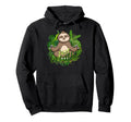 Happy Sloth Breath Mindfulness Compassion Hoodie - Streetwear Style Unisex - T-Shirt, Sweatshirt, Hoodie