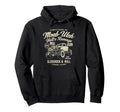 Moab Utah Hells Revenge 4X4 Distressed Hoodie - Fun Novelty Design Unisex - T-Shirt, Sweatshirt, Hoodie