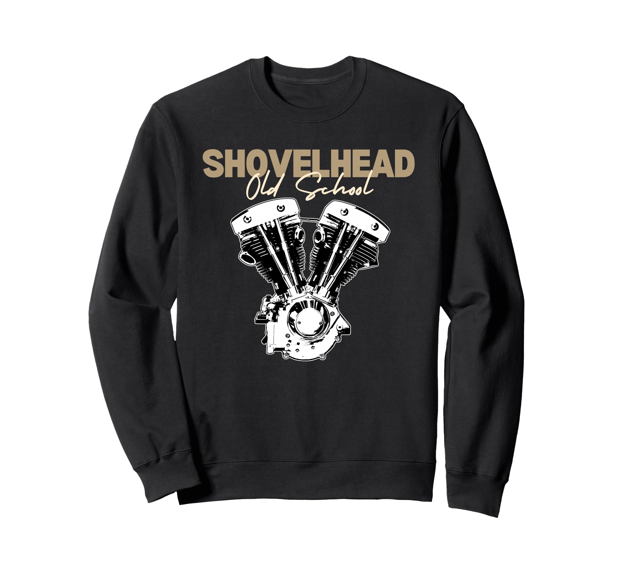 Shovelhead Chopper Bobber Motorcycle Sweatshirt - Graphic Print Unisex - T-Shirt, Sweatshirt, Hoodie